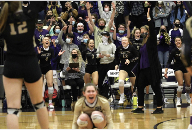 HISTORY!!!!  Lady Bronco Volleyball Wins Regional Semi-Final Round