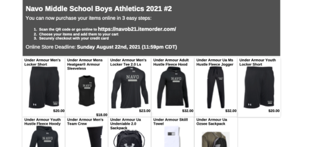 Fall Athletic Portal Now Open