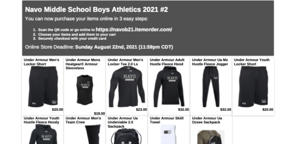 Fall Athletic Portal Now Open