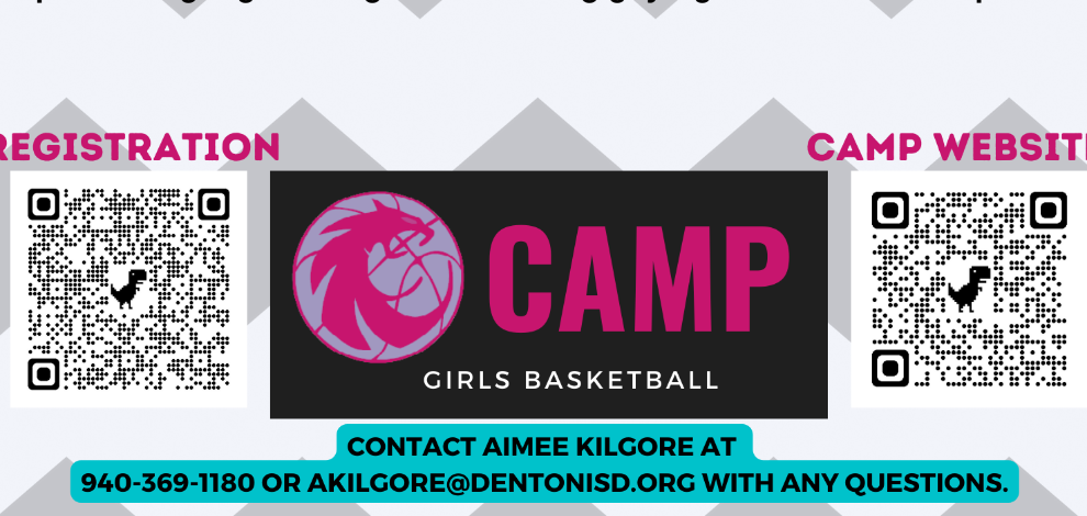 Learn More & Register at https://sites.google.com/g.dentonisd.org/guyergirlsbasketballcamp/home